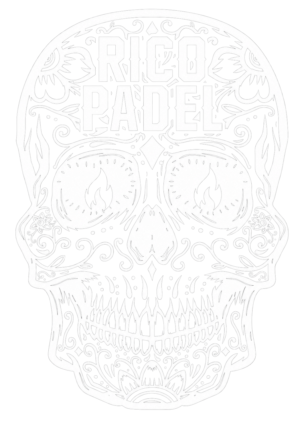 RicoPadel sugar skull